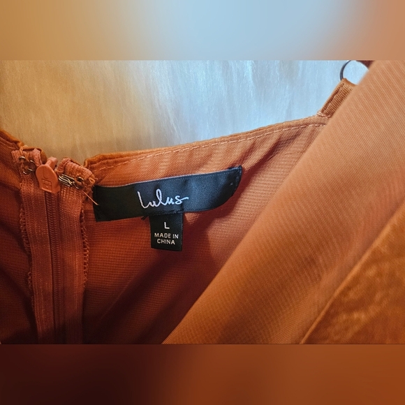 Lulu's Classic Terracotta Crossfront Ultrasoft Maxi Dress - Picture 9 of 12